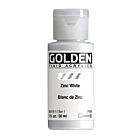 Golden Fluid - acrylverf - flacon 30ml - serie 1 - zinkwit