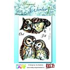 Studio EELZ Clear Stamps  Magical Winter 1 Omniscient Owl