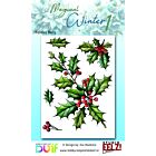 Studio EELZ Clear Stamps  Magical Winter 1 Holiday Holly