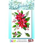 Studio EELZ Clear Stamps  Magical Winter 1 Perfect Poinsettia