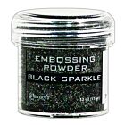 Ranger Embossing Powder black sparkle 