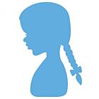 Marianne Design Creatables Silhouette girl with braids 