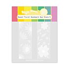 Waffle Flower Round Floral Bookmark Duo Stencil