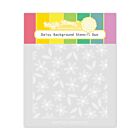 Waffle Flower Crafts Daisy Background Stencil Duo