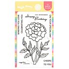 Waffle Flower Sketched Marigold Stamp Set