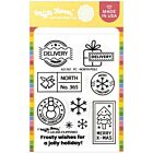 Waffle Flower Postage Collage North Pole Stamp Set