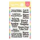 Waffle Flower Snow Cheer Sentiments Stamp Set