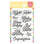 Waffle Flower Best Wishes Stamp Set