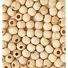 Wooden Balls Naturel, 10mm, 40pcs