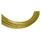 Aluminium wire round Gold 5 mtr. / ø 2mm