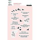 CCL Clear Stamp EN Condolences Essentials nr.725