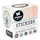 SL ÃƒÂ¸30mm Stickers VINTAGE FLOWER Essentials nr.33