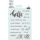 CCL Clear Stamp Hello Friendz nr.767