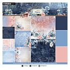 SL Design paper pad Backgrounds Frozen Flowers nr.267