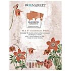 49 And Market Collection Pack 6"X8" Color Swatch: Terracotta