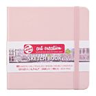 Talens Art Creation Schetsboek Pastel Roze 12 x 12 cm 140 g 80 Vellen