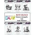 Set Andy Skinner Pre-Cut Rubber Stamp Botology serie