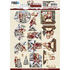 3D Cutting Sheet - Amy Design - Snowy Christmas - Snowy Santa