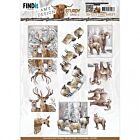 3D Cutting Sheet Amy Design Sturdy Winter Deer 