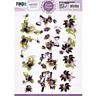 3D Cutting Sheet - Precious Marieke - Purple Blossom - Purple