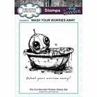 Andy Skinner Pre-Cut Rubber Stamp Botology Wash Your Worries Away (CEASR070)