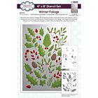 Winter Foliage Companion Colouring Stencil (CEST171) 