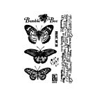 Butterflies and Bees Unmounted Rubber Stamps (CI-597)