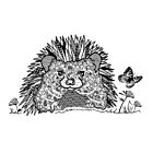 Crafty Individuals Happy Hedgehog Unmounted Rubber Stamps (CI-645)