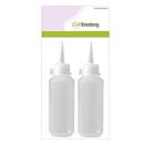 CraftEmotions - fles met tuitdop transparant 100ml 2 Stuks Tie-dye  