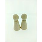 CraftEmotions Houten poppetjes, 80mm 2stuks