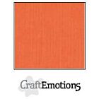 CraftEmotions linnenkarton 10 vel oranje LHC-23 A4 250gr