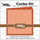 Crealies Cardzz Dubbele kaart 10x10 cm CLCZ511 10x20cm