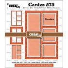 Crealies Cardzz Frame & inlay Xandra CLCZ575 8,5x12,5cm