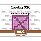 Crealies Cardzz pocket & envelop - klassiek CLCZ320 folded: 6 x 6 cm