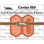 Crealies Cardzz Twist & Pop B2 - boekje verlengde zeshoek CLCZ323 92x90 - 36x79mm