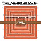 Crealies Crea-Nest-Lies XXL Inchies vierkant CLNestXXL163 max. 5,125 x 5,125 inch