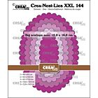 Crealies Crea-Nest-Lies XXL Big scalloped ovals CLNestXXL144 max. 12 x 16 cm