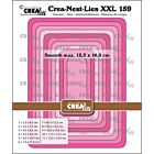 Crealies Crea-Nest-Lies XXL Rechthoek glad CLNestXXL159 max. 12,5 x 16,5 cm