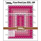 Crealies Crea-Nest-Lies XXL Rechthoeken grote open schulprand CLNestXXL149 max. 12 x 16 cm