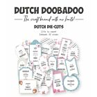 Dutch Doobadoo  Life is Sweet 2 die-cuts 22st labels  (EN) 474.007.039