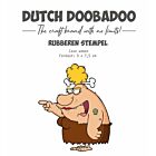 Dutch Doobadoo Rubber stempel Cave woman 497.004.016 9x7,5cm