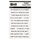 Dyan Reaveley's Dylusions Bigger Back Chat Stickers White Set #2