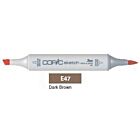 E47 Copic Sketch Marker Dark Brown