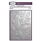 Sue Wilson 3D Embossing Folder Folk Art Blooms (EF3D-076) 