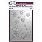 Robin & Snowflakes 3D Embossing Folder (EF3D-081) 