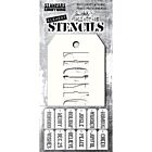 Tim Holtz Element Stencils 12/Pkg Christmas