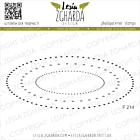 Lesia Zgharda Design Stamp Set Pattern of mini circles F214