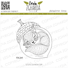 Lesia Zgharda Design Stamp "A Sleeping Squirrel in an Acorn Shell"