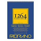 Fabriano 1264 - schetsblok met spiraal - 120 vellen 90gr/m² - 21x29.7cm (A4)