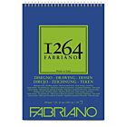 Fabriano 1264 - tekenblok met spiraal - 50 vellen 180gr/m² - 21x29.7cm (A4)